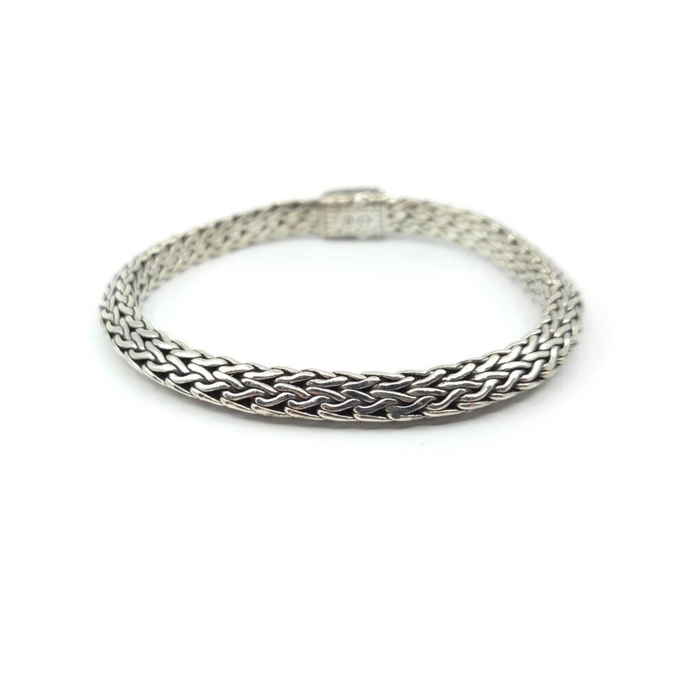 John Hardy Classic Chain Tiga Sapphire Chain Bracelet 6mm 7.25" - Picture 7 of 16